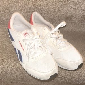 Reebok sneakers Womens size 9 red white and blue LIKE NEW!
